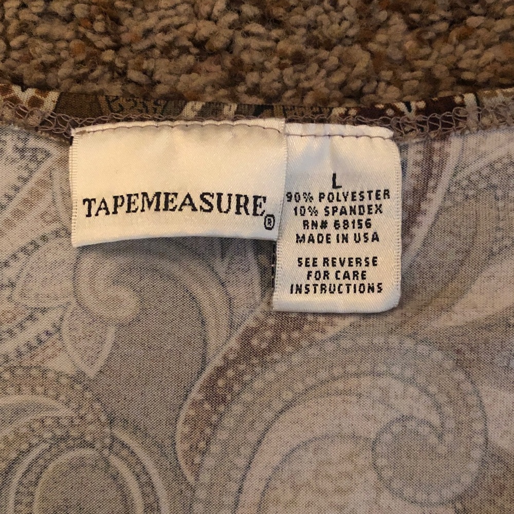 Paisley V-Neck Top - Picture 2 of 3